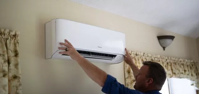  ductless mini split installation in Massillon, OH home 